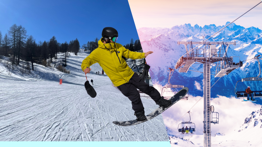 Snow Report Sauze dOulx Piste Map Conditions December, Christmas and New Year with empty slopes, no queues at the lifts