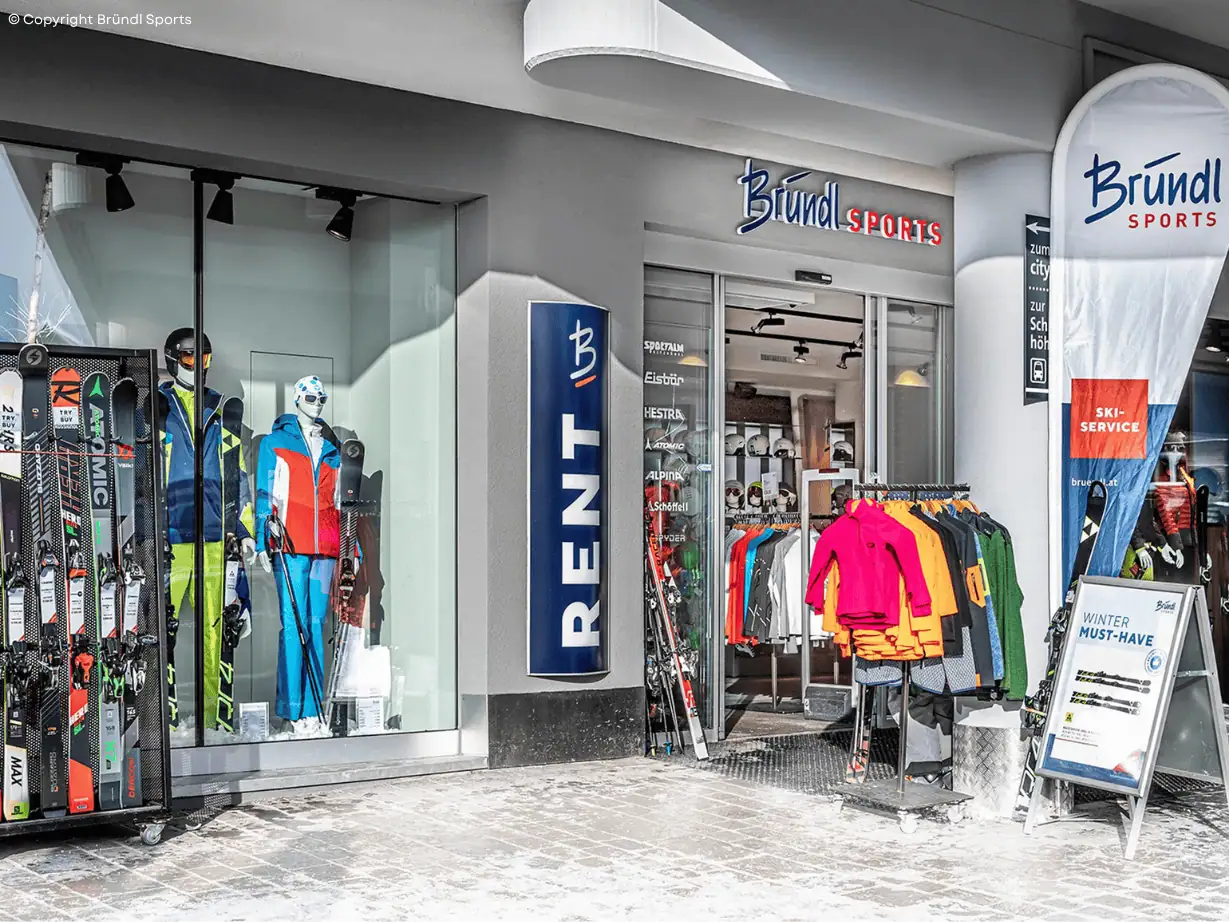 Ski & Snowboard Rental at Brundl Sports Zell Am See - City XPress shop